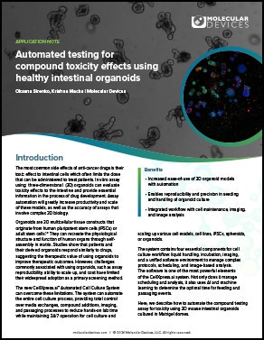 Intestinal Organoids App Note