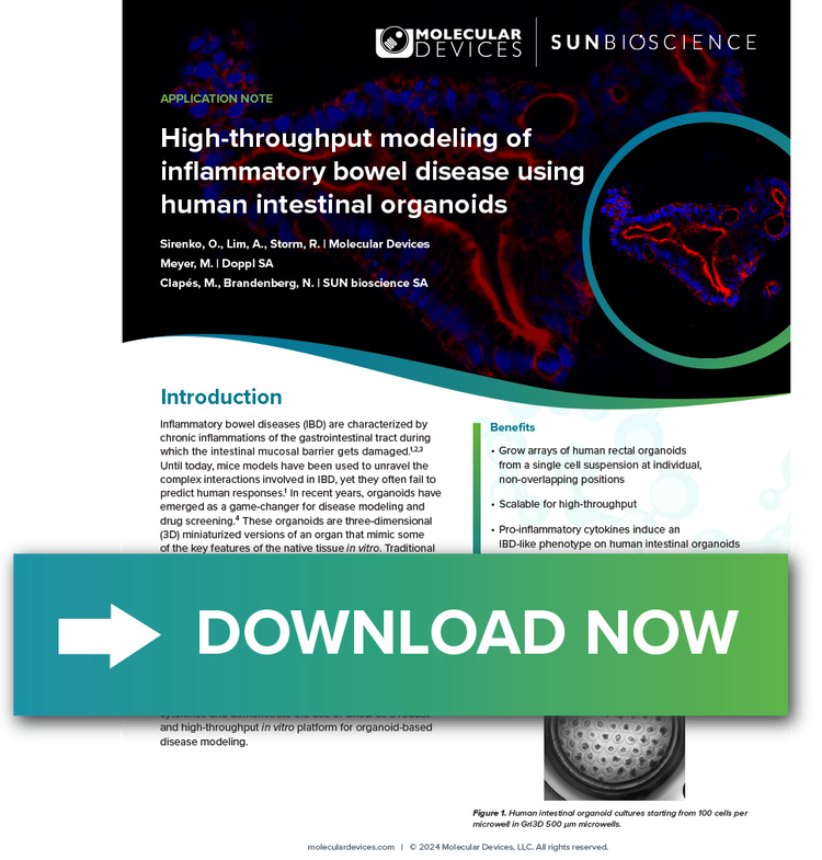 High-throughput modeling of inflammatory bowel disease