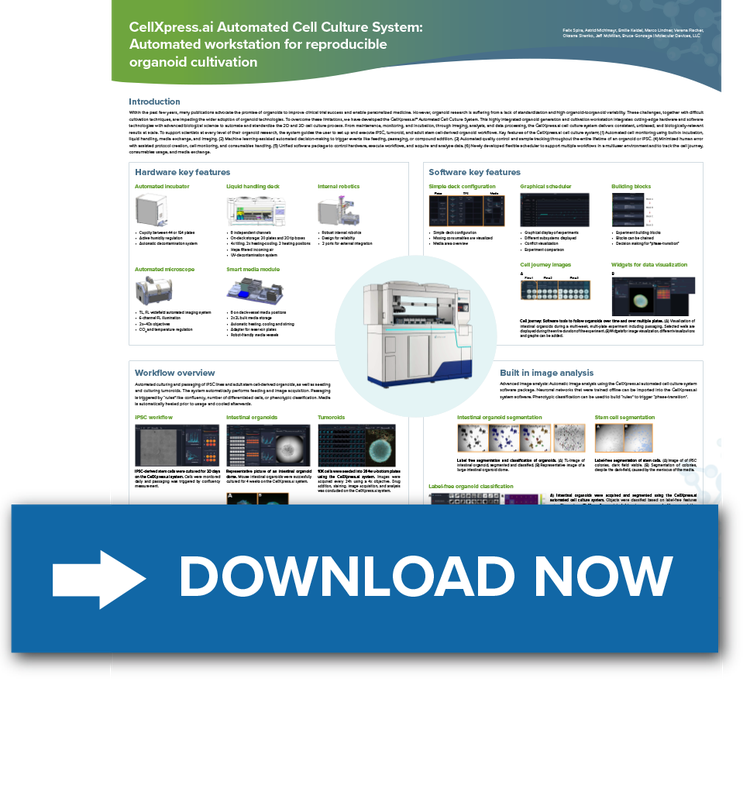 Automated workstation for reproducible organoid cultivation