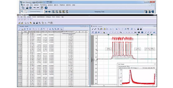 Analyse du potentiel d’action