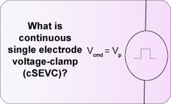 Voltage-clamp continu à électrode unique (cSEVC)