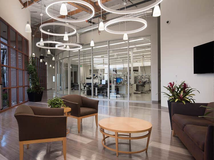 Molecular Devices office from inside