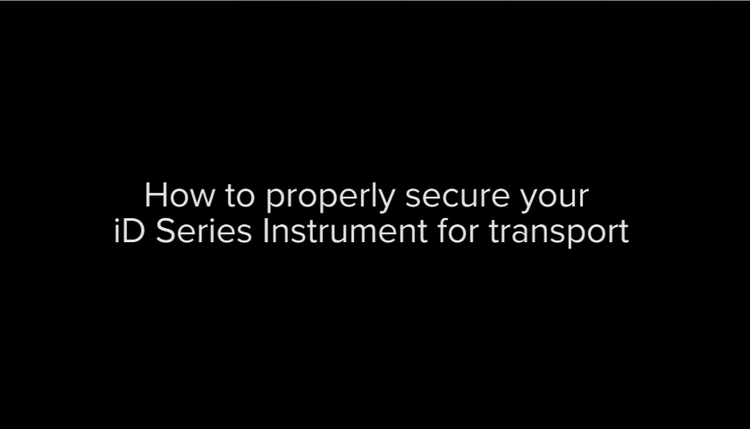 prepare your id series instrument for Transport